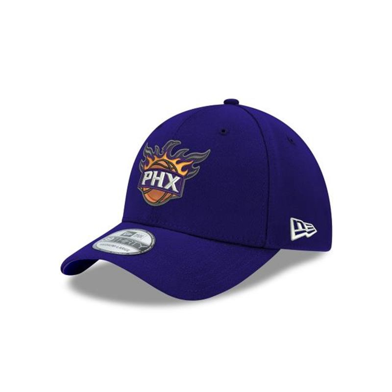 NBA Phoenix Suns Team Classic 39Thirty Stretch Fit (KMZ2846) - Purple New Era Caps